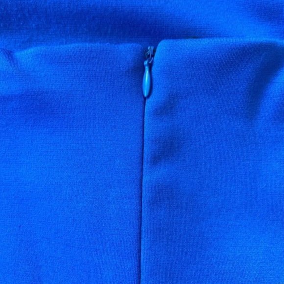 Addition Elle royal blue, black & white striped pencil skirt. Women's size 16 - Picture 4 of 10